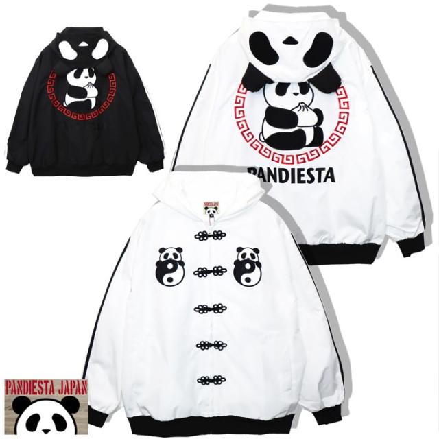 PANDIESTA パンディエスタ パーカー メンズ パンダ なりきり中華パンダ 和柄 595102 送料無料