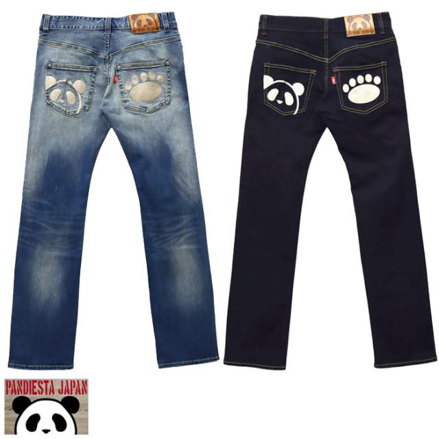 パンディエスタ PANDIESTA ジーンズ パンダ デニム 熊猫謹製 刺繍  和柄 595650 送料無料
