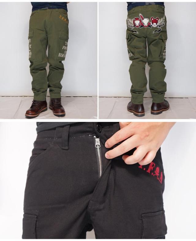 VANSON バンソン × クローズ × WORST T.F.O.A コラボ カーゴパンツ メンズ ストレッチ ボトム CRV-2407 送料無料_2