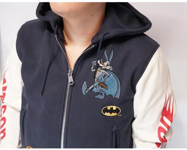 ルーニーテューンズ バンソン ボンディングスタジャン 100周年記念モデル LTV-2404 L寸 VANSON バンソン ルーニー テューンズ コラボ LOONEY TUNES コラボ