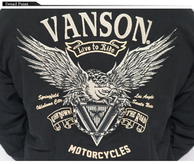 を11%OFFセール VANSON バンソン パーカー メンズ イーグル フルZIP パーカー NVSZ-2011 /送料無料_3