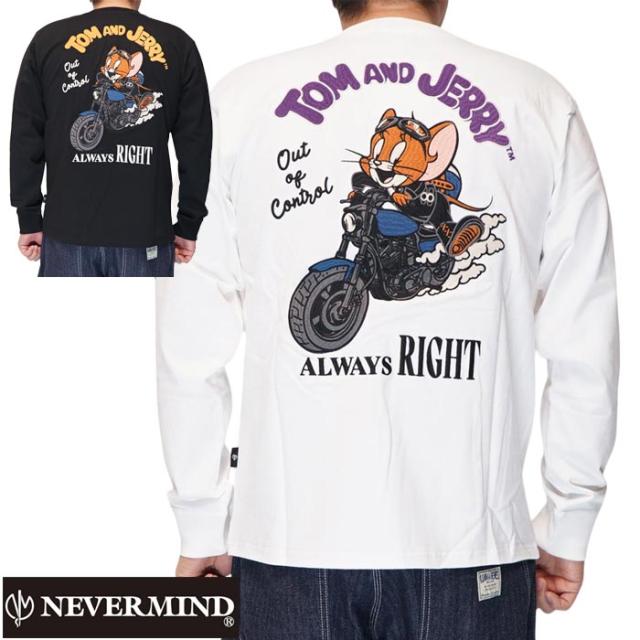 NEVER MIND(ネバーマインド) トムとジェリー コラボ ロング Tシャツ メンズ TJN-2602 送料無料 7,942円