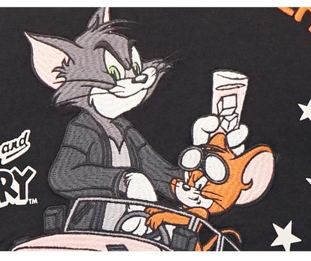 VANSON バンソン トムとジェリー コラボ ポロシャツ 半袖 ロゴ刺繍