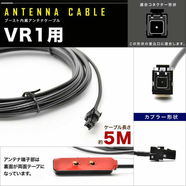 AVN-SZ04i イクリプス カーナビ L型 フィルムアンテナ 右 1枚＋