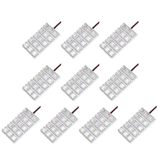 10個セット○○ 12V FLUX15連 3×5 LED 基板 端子形状T10×31mm ルームランプ ホワイトの通販はau PAY マーケット -  イネックスショップ | au PAY マーケット－通販サイト