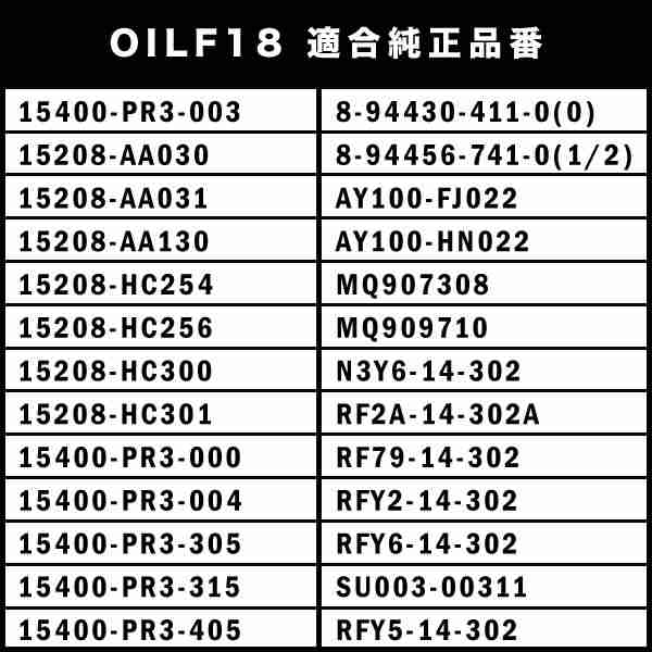 ブランド登録なし オイルフィルター オイルエレメント FD3S RX-7 13BT 純正互換品 15208-HA000 品番:OILF13 10個