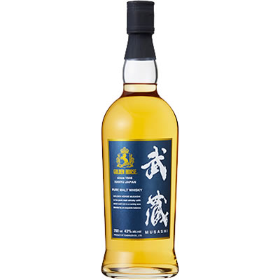 ゴールデンホース 武蔵 700ml 箱付き 東亜酒造 ピュアモルト ウイスキー 43度　ギフト プレゼント(4904998510915) 5,912円