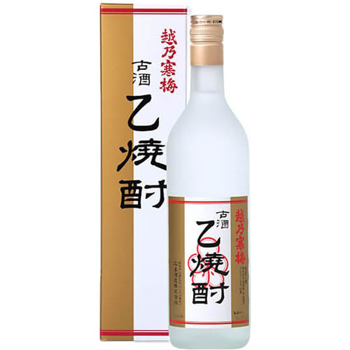 越乃寒梅 古酒 乙焼酎 720ml 40度 石本酒造 米焼酎 本格焼酎 新潟　ギフト プレゼント