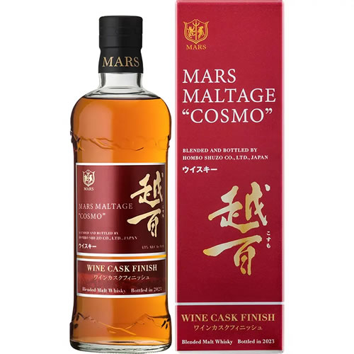 マルス モルテージ 越百 ワインカクスフィニッシュ 700ml ブレンデッド モルト ウイスキー 43度　ギフト プレゼント(4976881505711)