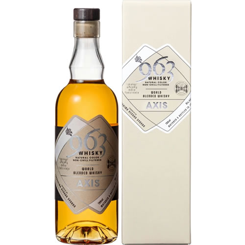 963 AXIS 700ml 46度 アクシス カートン入 笹の川酒造 ブレンデッドウイスキー モルト グレーン　ギフト プレゼント(4946890005533)