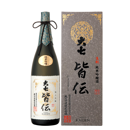 【大七酒造】純米生もと吟醸　皆伝　1800ml　ギフト プレゼント(4965417180010)