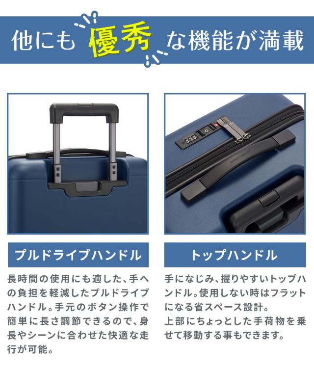 【OFF】モールクーポン対象！【メーカー直送】スーツケース キャリーケース (40L) 2〜3泊 ハード 機内持込最大容量 ファスナータイプ 日本製 旅行かばん PROTECA プロテカ【マックスパス4】 01471 ポイント10倍 送料無料 【正規代理店】_15