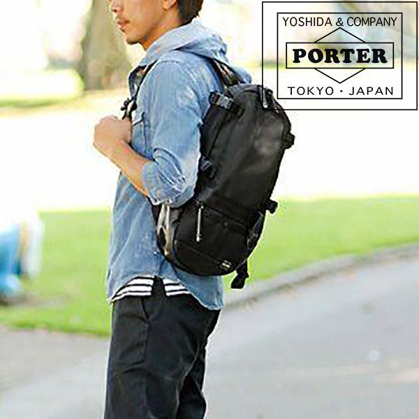 ポーター PORTER リュックサック HEAT ヒート ブラック 耐水性 ターポリン 703-06303 【送料無料】