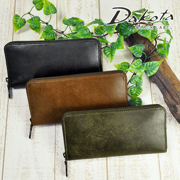 ダコタブラックレーベル Dakota black label ラウンドファスナー長財布 Gaudi ガウディ メンズ 626814(626804)