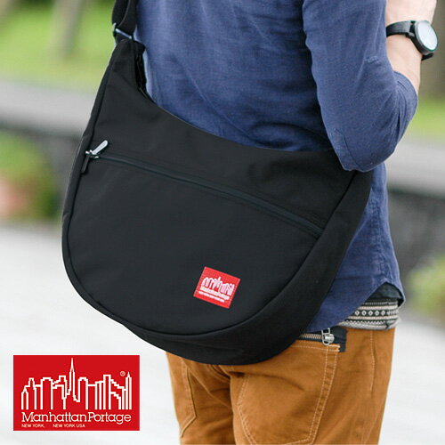 【送料無料】マンハッタンポーテージ Manhattan Portage ショルダーバッグ TOP ZIPPER NOLITA BAG メンズ コーデュラナイロン MP6056 smb