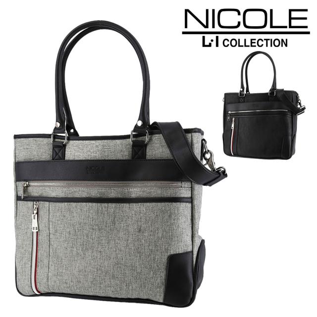 ニコル ショルダーバッグ 斜め掛け 肩掛け 手提げ 2way NICOLE オデッセイ トートバッグ A4サイズ nil245 メンズ レディース
