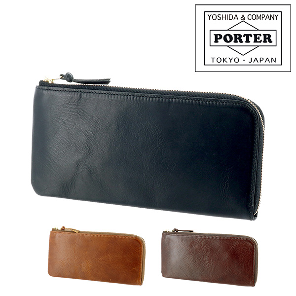 送料無料 吉田カバン ポーター PORTER L字ファスナー長財布 財布 SOAK ソーク WALLET 101-06055 メンズ レディース P10倍 人気 ギフト