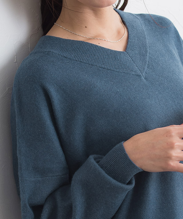 Vネック オーバーサイズ スリット ニット オーバーサイズニット レディース 春新作の通販はau Pay マーケット Pierrot ピエロ