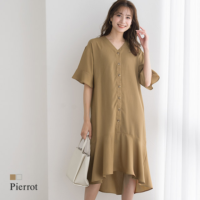 フレア 切り替え ワンピース フレアワンピース レディース 夏新作の通販はau Pay マーケット Pierrot ピエロ