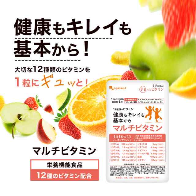 マルチビタミン （約6ヶ月分） ナイアシン ビタミンB3 送料無料 ビタミン 葉酸 ビタミンC ビオチン ビタミンB ビタミンB1 ビタミンB2  ビ｜au PAY マーケット