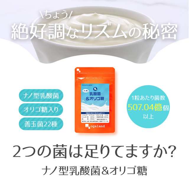 お徳用ナノ型乳酸菌 オリゴ糖 2個セット 約6ヶ月分 ヨーグルト 健康ケア サプリ オリゴ糖 トイレ習慣 Jd Jh 6kの通販はau Pay マーケット サプリメント専門店 Ogaland