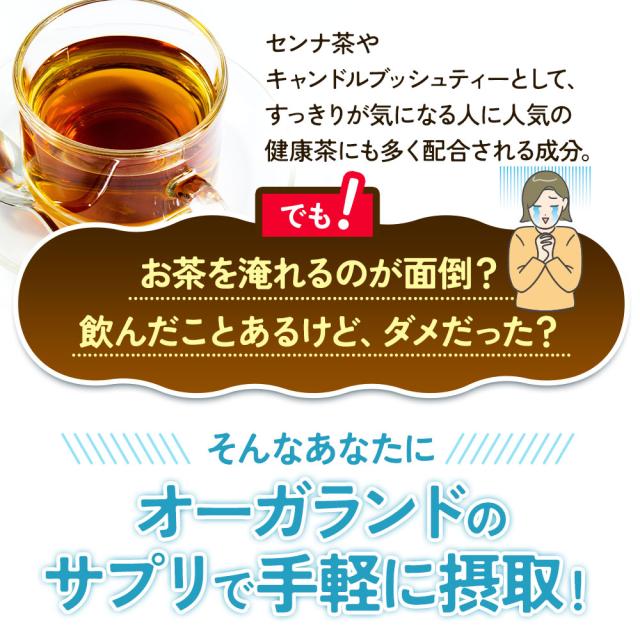 センナ茎&キャンドルブッシュ（6個セット・約6ヶ月分） すっきり どっさり 還元麦芽糖 健康 酸化マグネシウム サプリ おすすめ 美容 ダイエット _JH _JD _1K ポイント消化 26006_6
