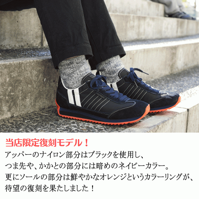 限定復刻モデル パトリック スニーカー マラソン ブラック