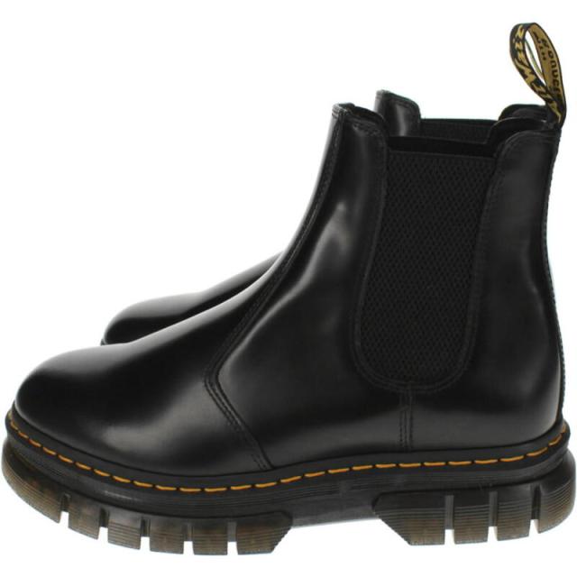 交換返品送料無料 ドクターマーチン Dr.Martens RIKARD POLISHED SMOOTH チェルシー ブーツ ブラック 27834001 定番 靴・シューズ