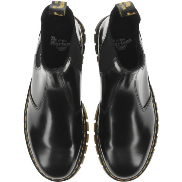 交換返品送料無料 ドクターマーチン Dr.Martens RIKARD POLISHED SMOOTH チェルシー ブーツ ブラック 27834001 定番 靴・シューズ