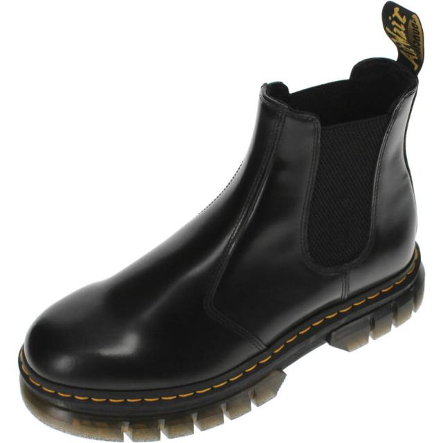 交換返品送料無料 ドクターマーチン Dr.Martens RIKARD POLISHED SMOOTH チェルシー ブーツ ブラック 27834001 定番 靴・シューズ