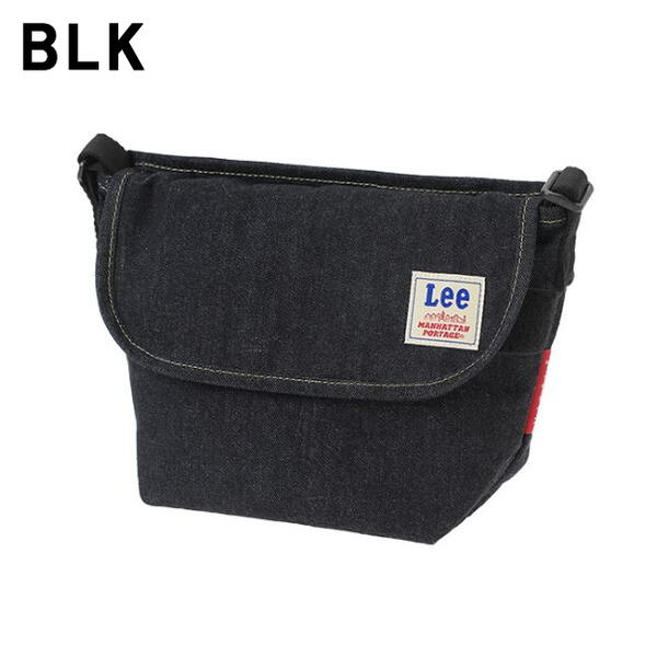 マンハッタンポーテージ カジュアルメッセンジャー バッグ リー Casual Messenger Bag Lee ブラック ブルー ヒッコリーストライプ 1603-LEE BLK BLU HIST_1
