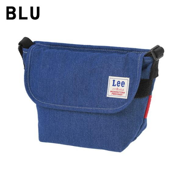 マンハッタンポーテージ カジュアルメッセンジャー バッグ リー Casual Messenger Bag Lee ブラック ブルー ヒッコリーストライプ 1603-LEE BLK BLU HIST_2