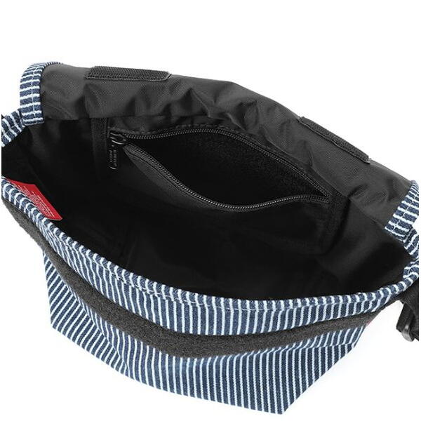 マンハッタンポーテージ カジュアルメッセンジャー バッグ リー Casual Messenger Bag Lee ブラック ブルー ヒッコリーストライプ 1603-LEE BLK BLU HIST_7