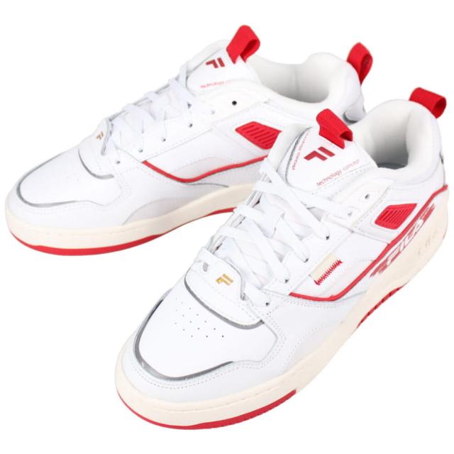 交換送料片道無料 フィラ FILA スニーカー CORDA コルダ MFW22059 128 ホワイト/フィラレッド WHITE/FILA RED