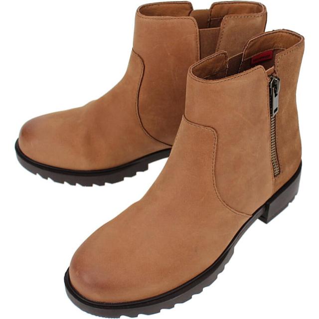 交換送料片道無料 ソレル ブーツ エミリー ツー ジップ ウォータープルーフ EMELIE 2 ZIP WP タフィーレザー/ブラック NL4328-243