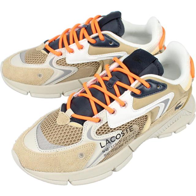 交換送料片道無料 ラコステ LACOSTE スニーカー L003 NEO 123 1 SMA カーキ/ネイビー 45SMA0001 KN1 メンズ