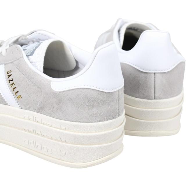交換送料片道無料 アディダス adidas スニーカー ガゼル ボールド ウィメンズ GAZELLE BOLD W グレーツー/フットウェアホワイト/コアホワの通販は