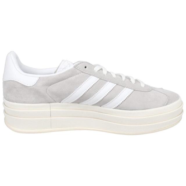 交換送料片道無料 アディダス adidas スニーカー ガゼル ボールド ウィメンズ GAZELLE BOLD W グレーツー/フットウェアホワイト/コアホワの通販は