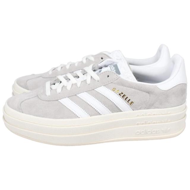 交換送料片道無料 アディダス adidas スニーカー ガゼル ボールド ウィメンズ GAZELLE BOLD W グレーツー/フットウェアホワイト/コアホワの通販は