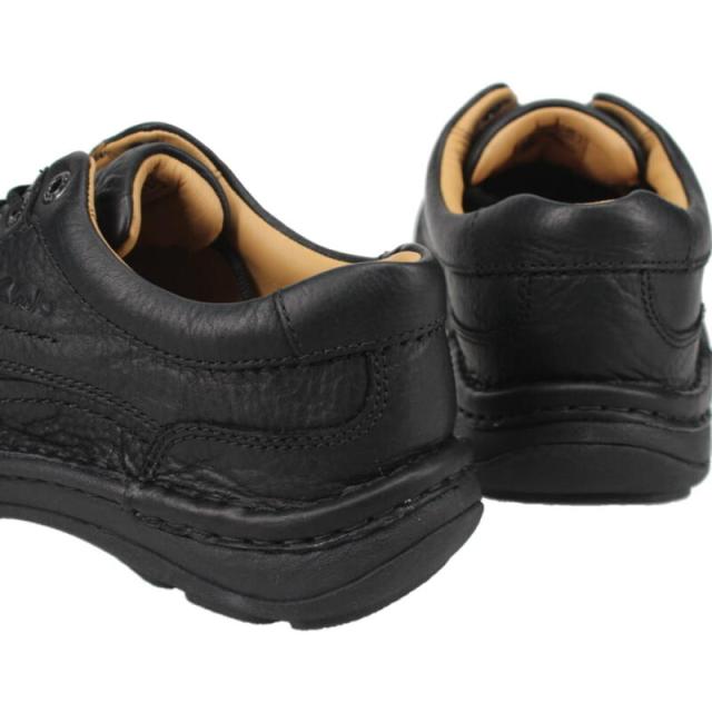 交換送料片道無料 クラークス Clarks カジュアルシューズ ネイチャー スリー Nature Three ブラックレザー 20339008 定番