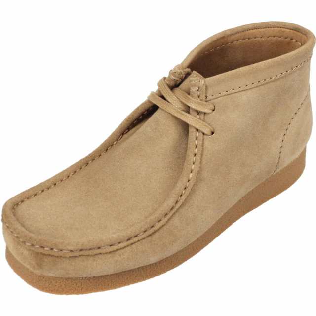 クラークス Clarks カジュアルシューズ ワラビー エヴォリューション ブーツ Wallabee EVO BT ダークサンドスウェード  26172824｜au PAY マーケット