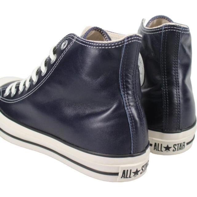 交換送料片道無料 コンバース CONVERSE スニーカー オールスター R オリーブ グリーン レザー ハイ ALL STAR R OLIVE GREEN LEATHER HI ディープシー 1SD282