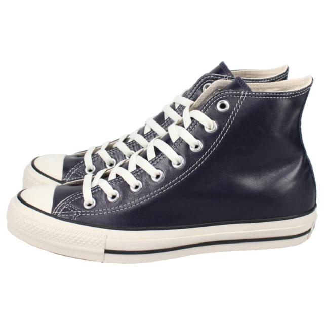 交換送料片道無料 コンバース CONVERSE スニーカー オールスター R オリーブ グリーン レザー ハイ ALL STAR R OLIVE GREEN LEATHER HI ディープシー 1SD282