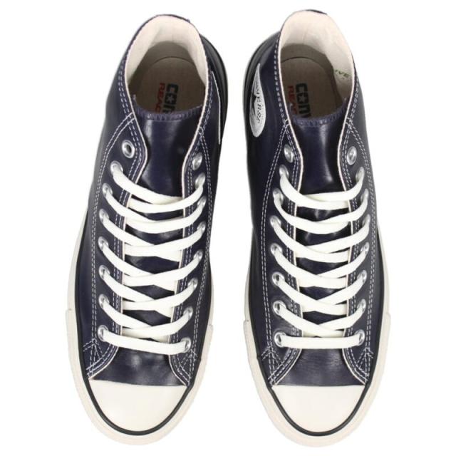 交換送料片道無料 コンバース CONVERSE スニーカー オールスター R オリーブ グリーン レザー ハイ ALL STAR R OLIVE GREEN LEATHER HI ディープシー 1SD282