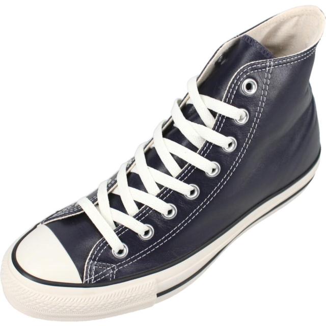 交換送料片道無料 コンバース CONVERSE スニーカー オールスター R オリーブ グリーン レザー ハイ ALL STAR R OLIVE GREEN LEATHER HI ディープシー 1SD282