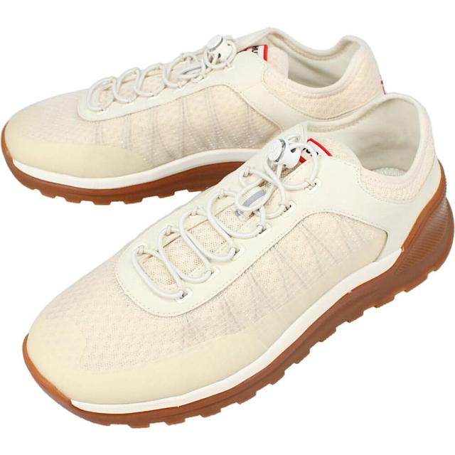 交換送料片道無料 ハンター HUNTER スニーカー メンズ トラベル トレーナー MENS TRAVEL TRAINER シェイディドホワイト/ソフトサンド/ガム MFF9100REN SED