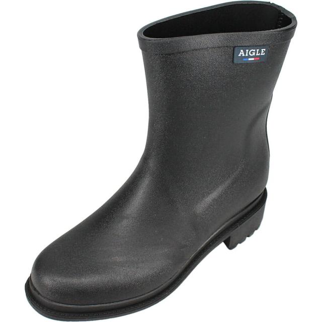 交換送料片道無料 エーグル AIGLE レディース ラバーブーツ フルフィール ミッド FULFEEL MID ノワール ZZFR113 003_6