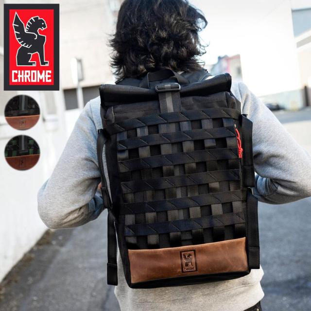 クローム CHROME バッグ バラージ カーゴ BARRAGE CARGO BG-163 レザー/ブラック レザー/グリーンの通販は
