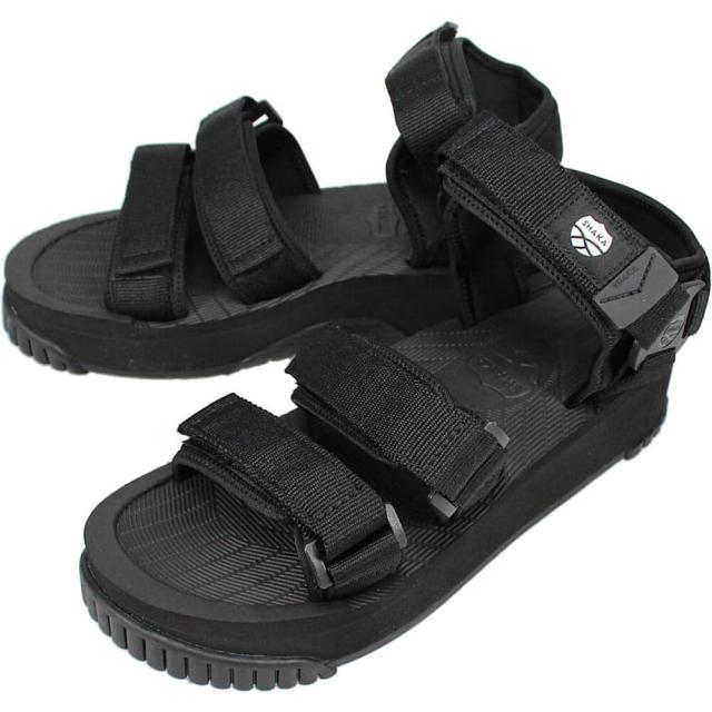 交換送料片道無料 シャカ SHAKA サンダル ネオ バンジー プラットフォーム NEO BUNGY PLATFORM ブラック SK-105の通販は