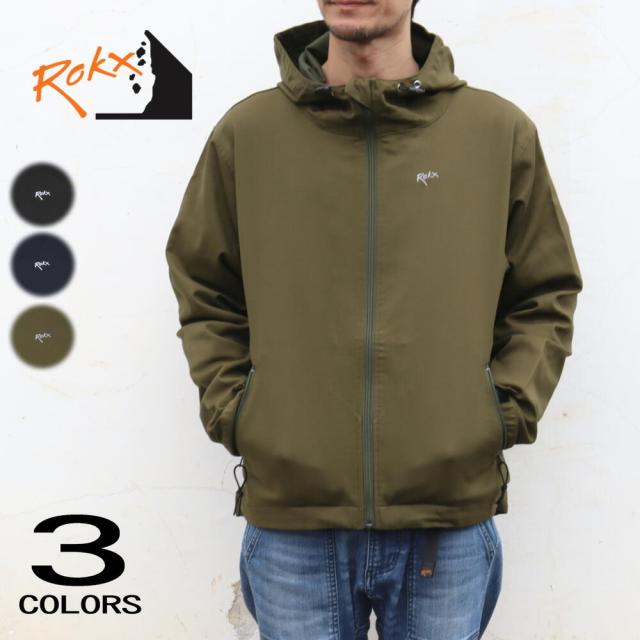 交換送料片道無料 ロックス ROKX ライト トレック フーディ LIGHT TREK FOODY RXMS224018 ブラック オリーブ ダークネイビー 定番